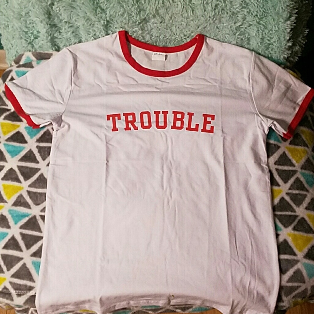 NEW TROUBLE TEE - Picture 4 of 5